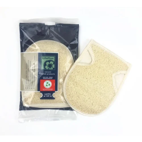 lifoplus loofah mitt ambidextrous