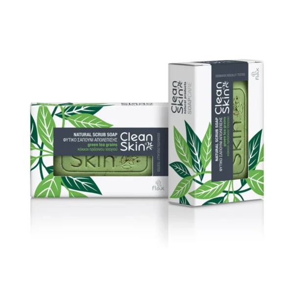 501818-cleanskin-bar-soap-green-tea-100g CleanSkin bar soap green tea