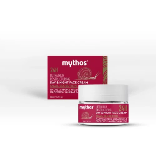 mythos 24h day and night face ceram with snail secretion