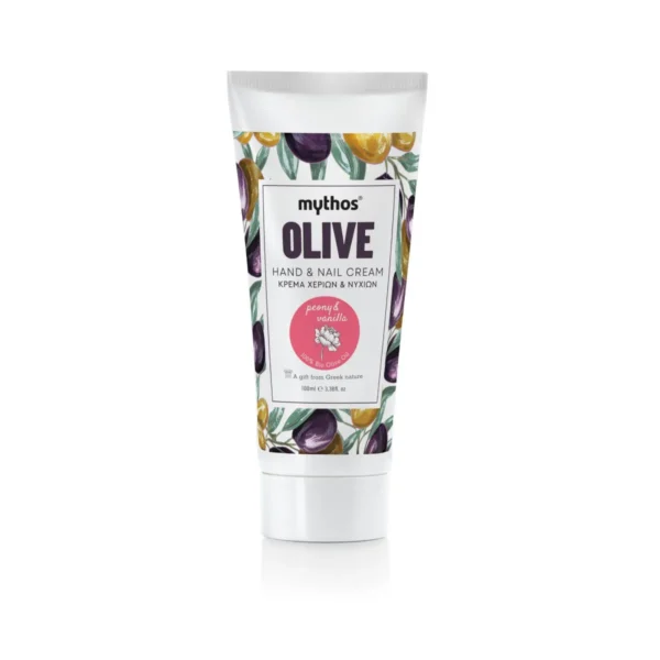543030-mythos-olive-hand-and-nail-cream-vanilla-and-peony-100ml mythos olive hand and nail cream vanila and peony