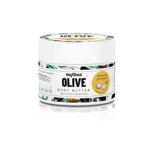 mythos olive body butter pineapple and coconut