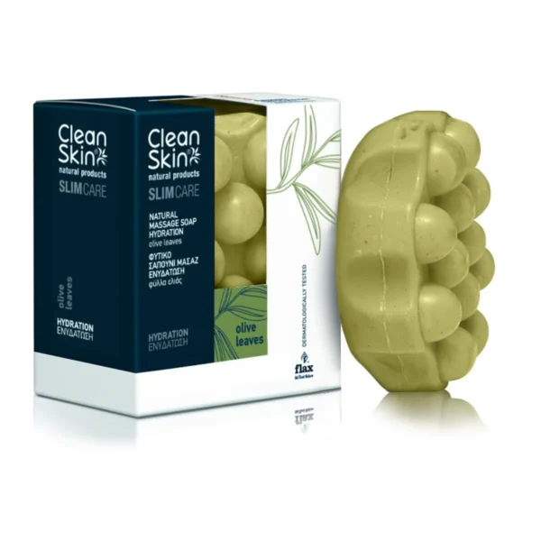 554746-cleanskin-hydration-massage-soap-olive-leaves-100g CleanSkin masage slimming soap olive oil leaves